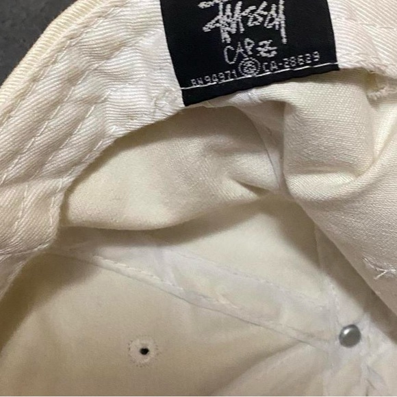 Vintage White Stüssy Dad Hat - Picture 2 of 2